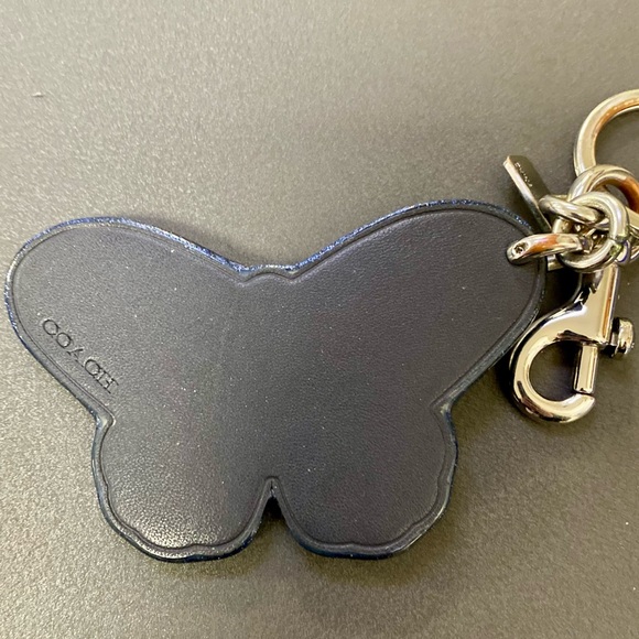 Coach Butterfly Key Ring/Bag Charm (F26789) - Picture 3 of 6